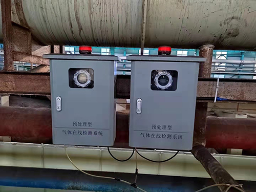 氨气在线监测仪系统现场图