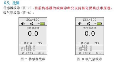 便携式五合一kok体育故障诊断提示